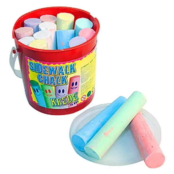 Krede za asfalt u kanti set od 15 kom. slika 2