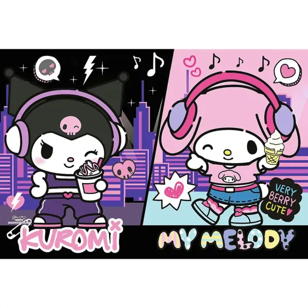 Kuromi i My Melody gradski ritam 160-dijelna slagalica - Trefl slika 2