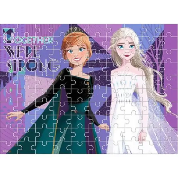 Snježno kraljevstvo 2 puzzle za bojanje 2 u 1, 100 komada slika 2