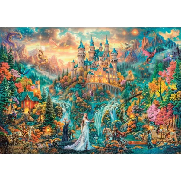 Legende skrivenog Čarobnog kraljevstva 2000 komada puzzle – Clementoni slika 2