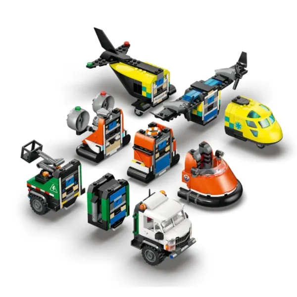 LEGO® City: Avion, vozilo s dizalicom i zračna podloga remix (60505) slika 3