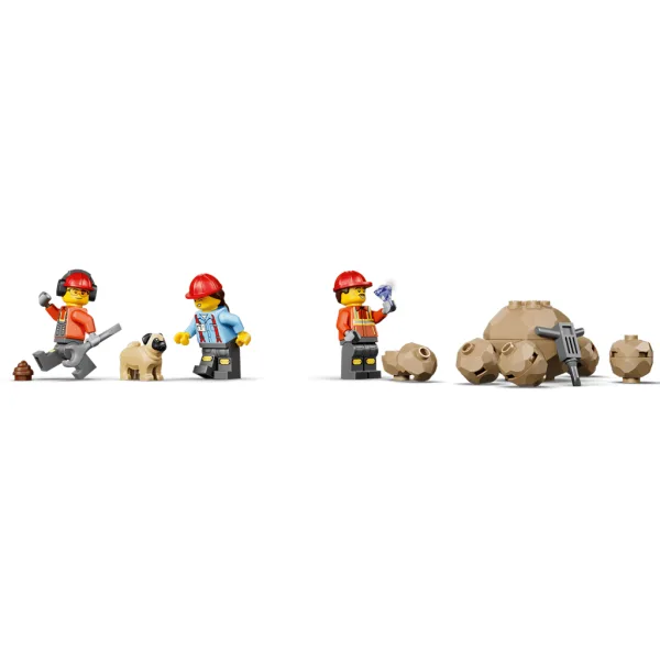 LEGO® City: Prednji utovarivač i kamion kiper (60494) slika 3