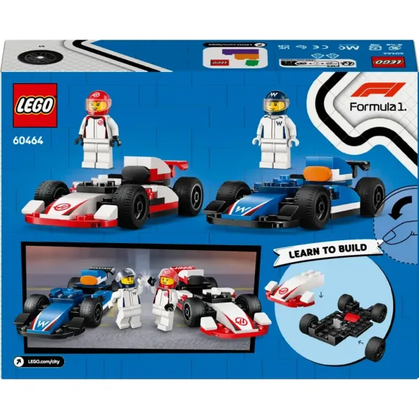 LEGO® City: F1® Williams Racing i Haas F1® trkaći automobili (60464) slika 5