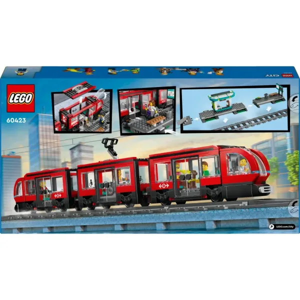 LEGO® City: Tramvaj i stajalište u centru grada (60423) slika 8