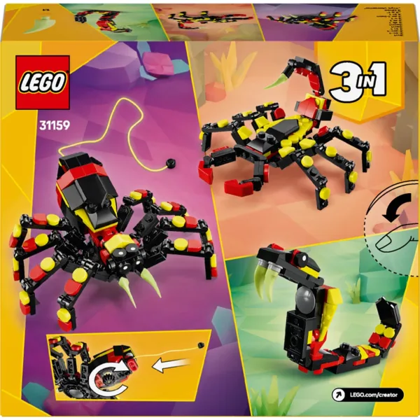 LEGO® Creator: Divlje životinje: Pauk pun iznenađenja (31159) slika 2