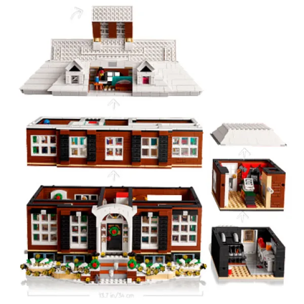 LEGO® Ideas: Sam u kući Otpaci provalnici (21330) slika 4
