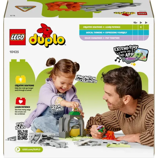 LEGO® DUPLO®: Vlakovski tunel i set pruga (10425) slika 2