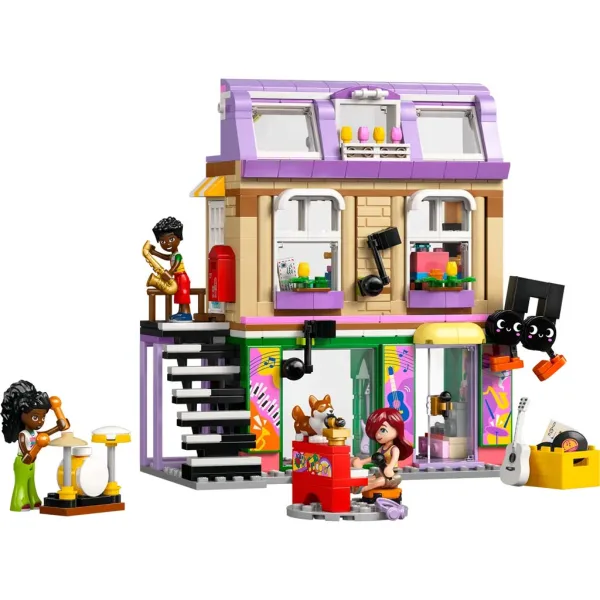 LEGO® Friends: Trgovina glazbenim instrumentima i stan (42653) slika 3