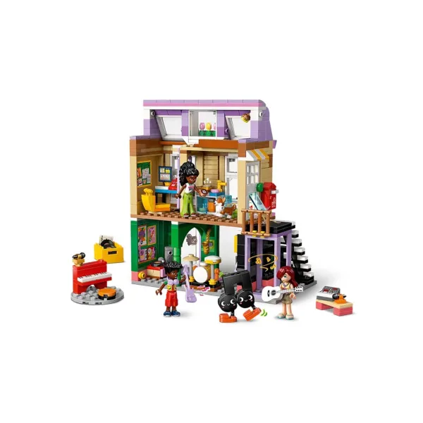 LEGO® Friends: Trgovina glazbenim instrumentima i stan (42653) slika 4