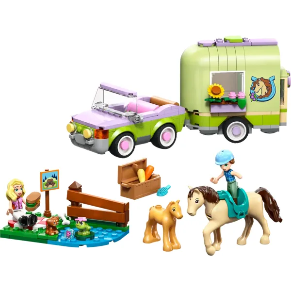 LEGO® Friends: Prikolica za konje i konjiće (42695) slika 2