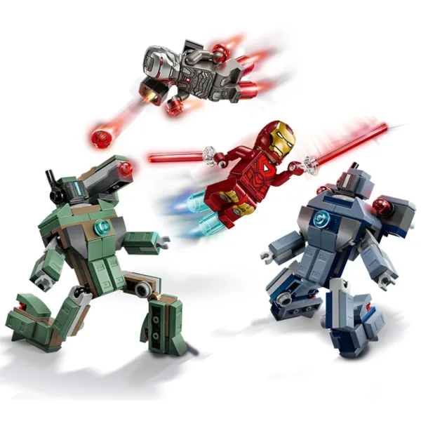 LEGO® Marvel: Iron Man i War Machine protiv Hammer dronova (76320) slika 3