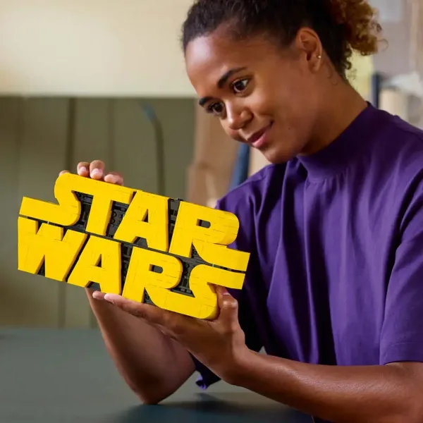 LEGO® Star Wars™: Star Wars™ logotip izgrađen od kockica (75407) slika 3