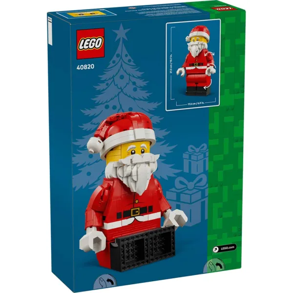 LEGO®: Velika minifigura Djeda Božićnjaka (40820) slika 5