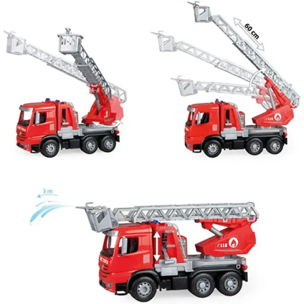 LENA: Mercedes-Bens Arocs vatrogasac sa ljestvama 48cm slika 3