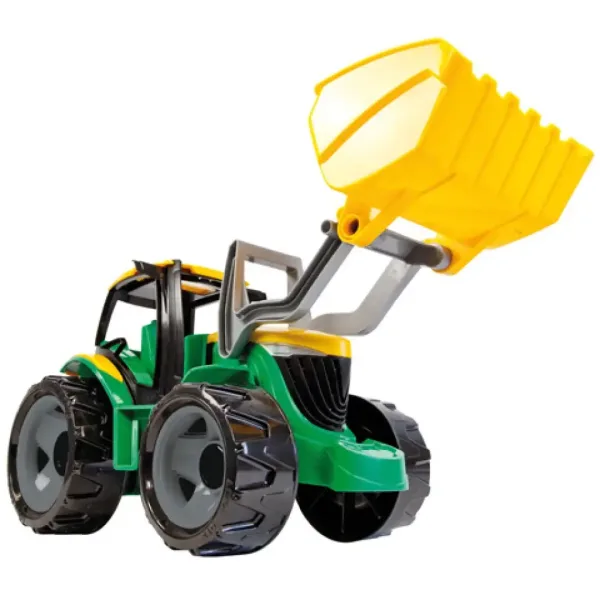 LENA: Veliki zeleno-žuti traktor sa utovarivačem 62cm slika 2