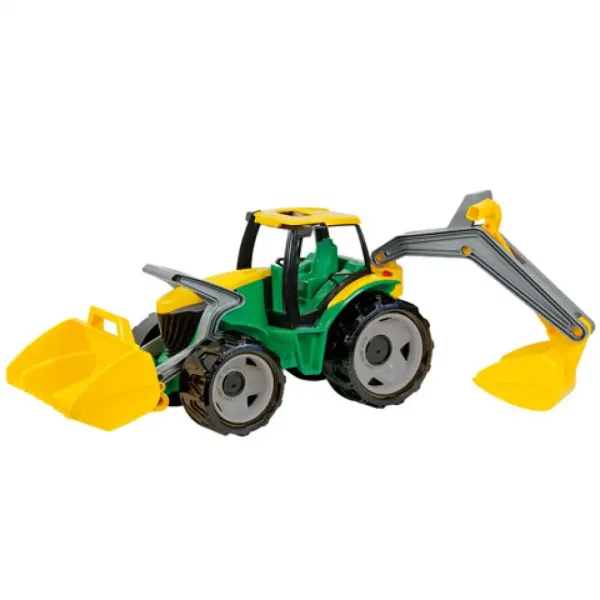 LENA: Veliki žuto-zeleni traktor sa utovarivačem 65cm slika 3