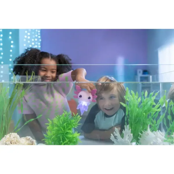 Let’s Glo Axolotl svijetleći vodeni prijatelj u ružičastoj boji slika 3