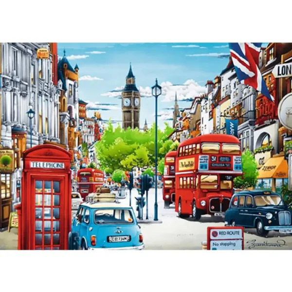 Londonska ulica puzzle 1000kom - Trefl slika 2