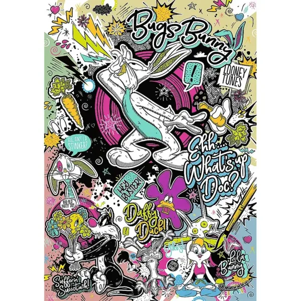 Looney Tunes premium plus puzzle od 1000 dijelova - Trefl slika 2