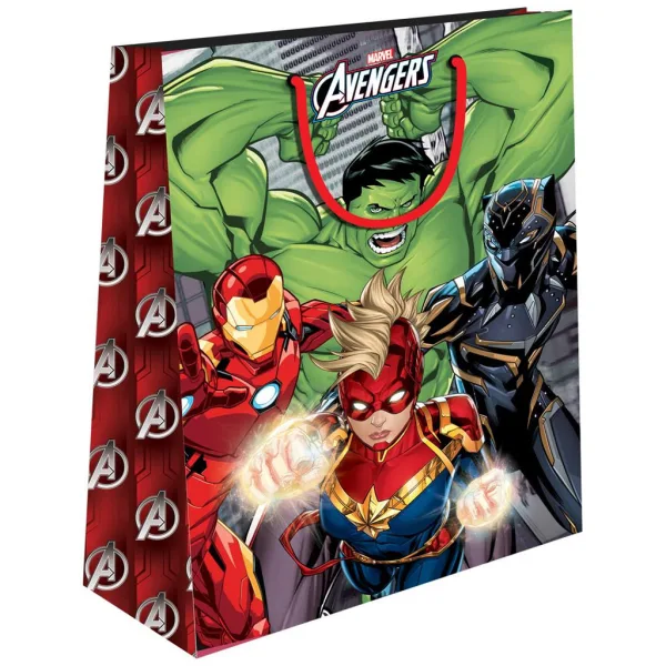 Luna: Marvel Osvetnici torba za poklone s uzorkom superjunaka 26x32x12cm slika 2