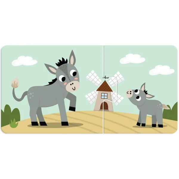 Luna: Moj prvi puzzle – Mame životinje i njihovi mališani 10x2 komada razvojni puzzle slika 3