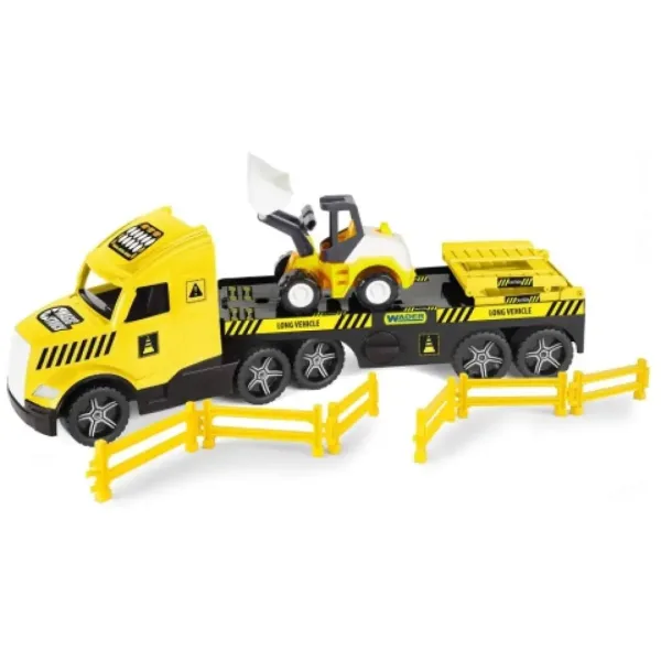 Magic Truck Technic: Kamion sa buldožerom i svijetlom 80cm - Wader slika 2