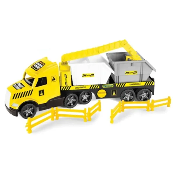 Magic Truck Technic: Kamion s kontejnerima i svjetlom 80 cm - Wader slika 2