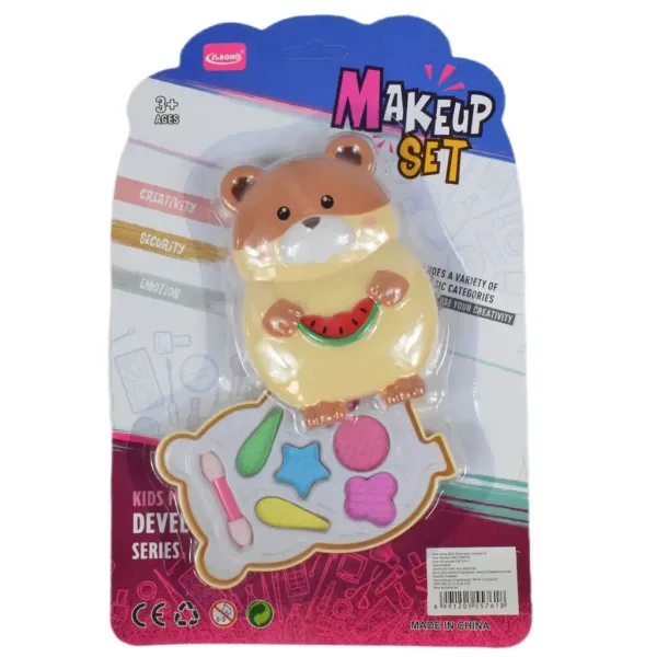 Make Up Set: Paleta šminke u obliku hrčka s kistom slika 5
