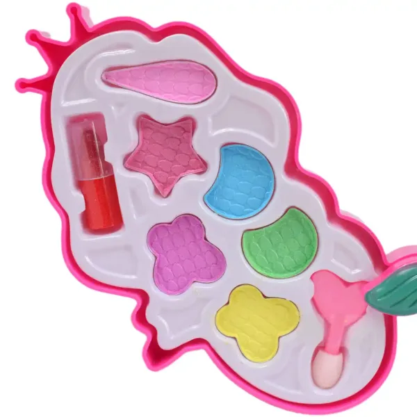 Make Up Set: Paleta šminke u obliku sirene s ružem za usne slika 3