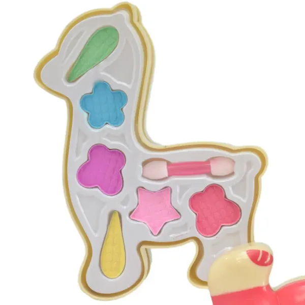 Make-Up Set: Set paleta za šminkanje na tri razine u obliku lame slika 4