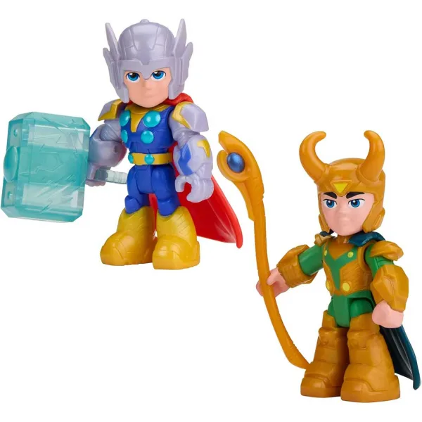 Marvel Iron Man i njegovi čudesni prijatelji - Hammer & Havoc set Thor i Loki - Hasbro slika 2