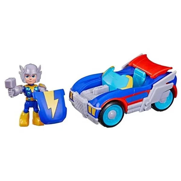 Marvel Iron Man i njegovi čudesni prijatelji - Thor i Thunder Roadracer vozilo - Hasbro slika 2