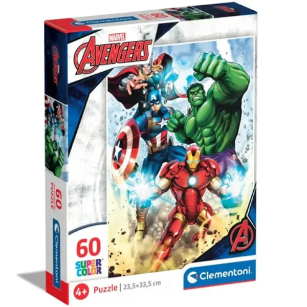 Marvel: Osvetnici Supercolor puzzle 60 kom - Clementoni slika 1