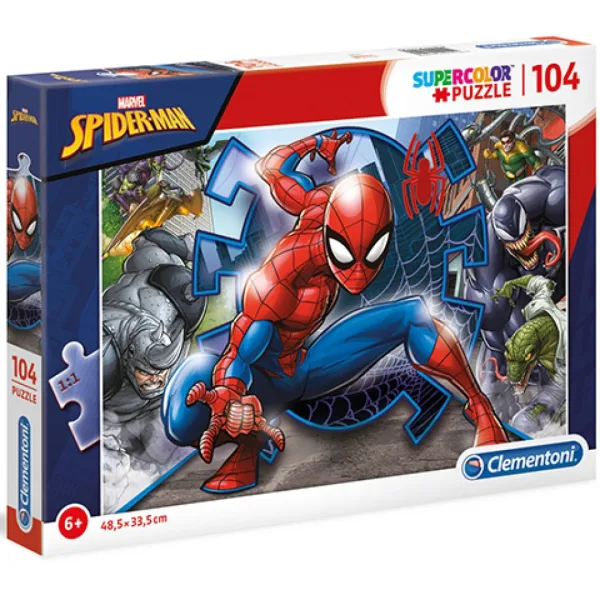 Marvel Spider-Man Supercolor 104komp. puzzle - Clementoni slika 1