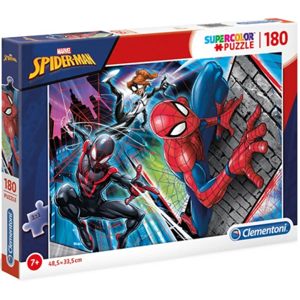 Marvel Spider-Man Supercolor puzzle 180kom - Clementoni slika 1