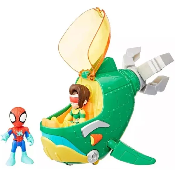 Marvel Spidey i njegovi čudesni prijatelji: Water-Webs Doktor Hobotnica set igračaka s morskim kitom - Hasbro slika 2