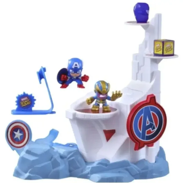 Marvel Stunt Squad: Captain America vs. Set za igru Thanos Launcher - Hasbro slika 2