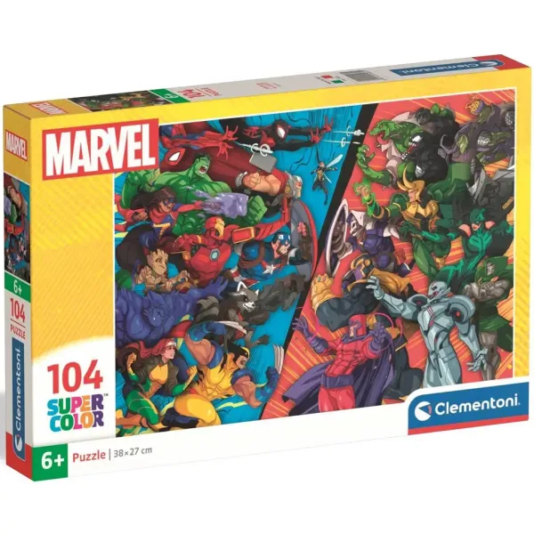 Marvel: Super Color Puzzla 104 dijelna - Clementoni slika 1