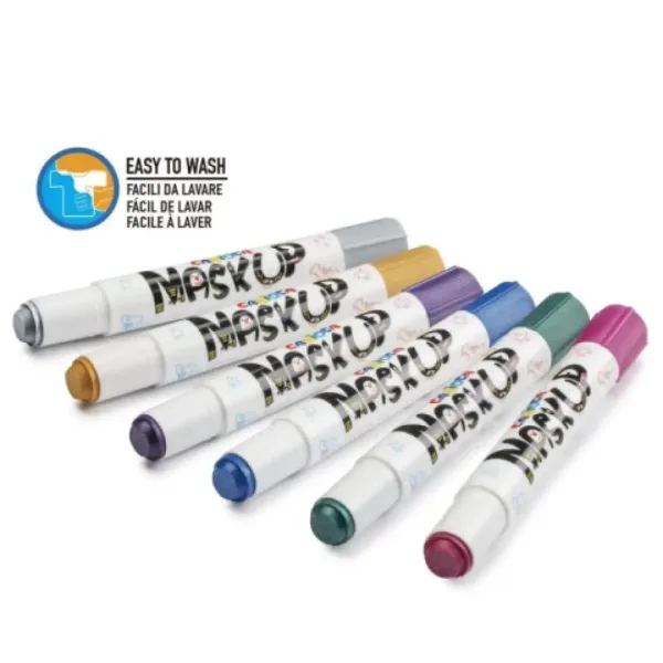 MaskUp Metallic boja za lice set 6kom - Carioca slika 2