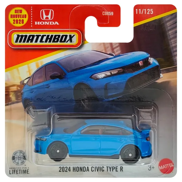 Matchbox: 2024 Honda Civic Type R mali automobil 1/64 - Mattel slika 1