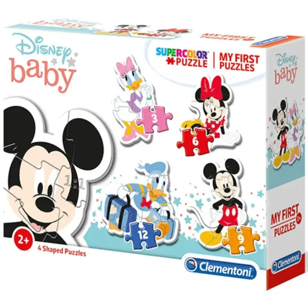 Mickey Mouse 4u1 Supercolor puzzle - Clementoni slika 1