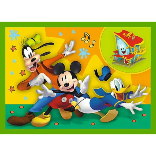 Mickey Mouse i njegovi prijatelji 4 u 1 slagalica - Trefl slika 4
