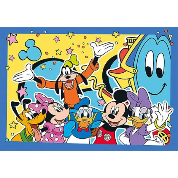 Mickey Mouse i prijatelji Supercolor puzzle 2 u 1 2x20 kom - Clementoni slika 2