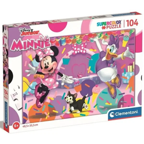 Minnie Mouse i prijatelji Supercolor Maxi puzzle 104kom - Clementoni slika 1