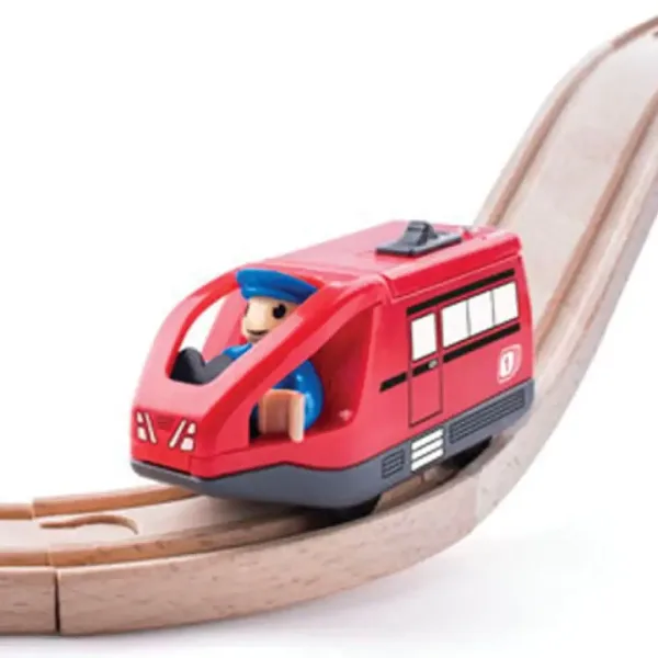 Moderni crveni električni lokomotiva - Woodyland slika 2