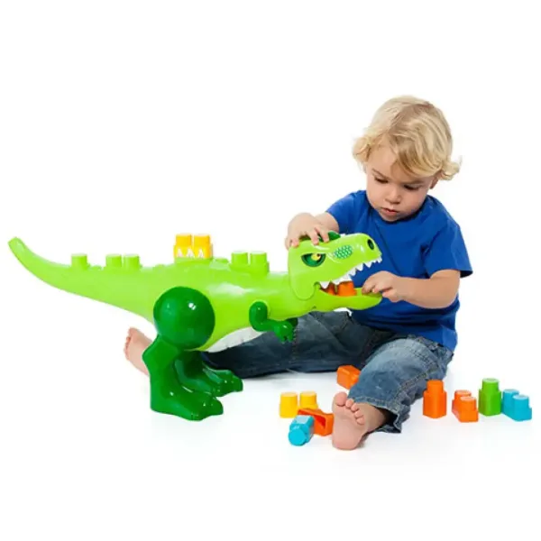 Molto: Blocks set kockica s gigantosaurusom koji guta kocke, sa zvukom, 30 komada slika 3