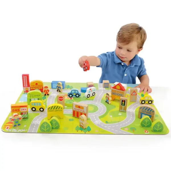 Molto: Nature City Bloks drvena igračka, 79 komada slika 4
