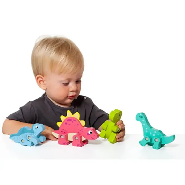 Molto: Nature Prvi dinosaur paket drvenih figura od 4kom slika 3