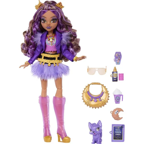 Monster High lutka Clawdeen Wolf s dodacima - Mattel slika 2