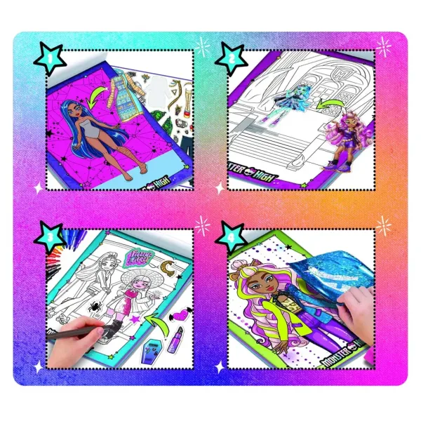 Monster High: Kreativni bojanka i set za oblačenje - Lisciani slika 3